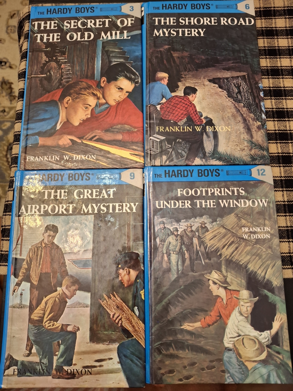 Hardy Boys Books Bundle - Volumes 3, 6, 9, 12 Hardcovers